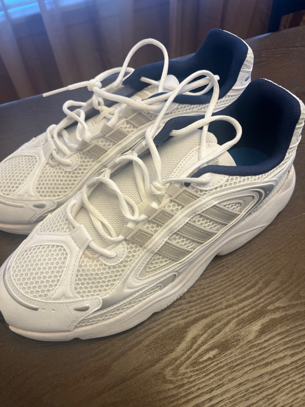 Adidas Ozmillen White and Blue Mens Size 12